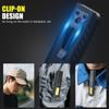 Rechargeable LED Keychain Flashlight with Magnet Ultra-thin EDC Flashlight Back Clip Design Multifunctional Mini Torch Light