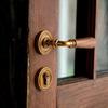 Zinc Alloy Door Lock Walnut Wood Handle Room Magnetic Lock Indoor Silent Lock Secure Split Locks Door Hardware Accessories