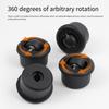 10pcs 360 Degree Rotation Furniture Casters with Not  Slip Base Universal Rotates  Casters for Smooth & Quiet  Mobility