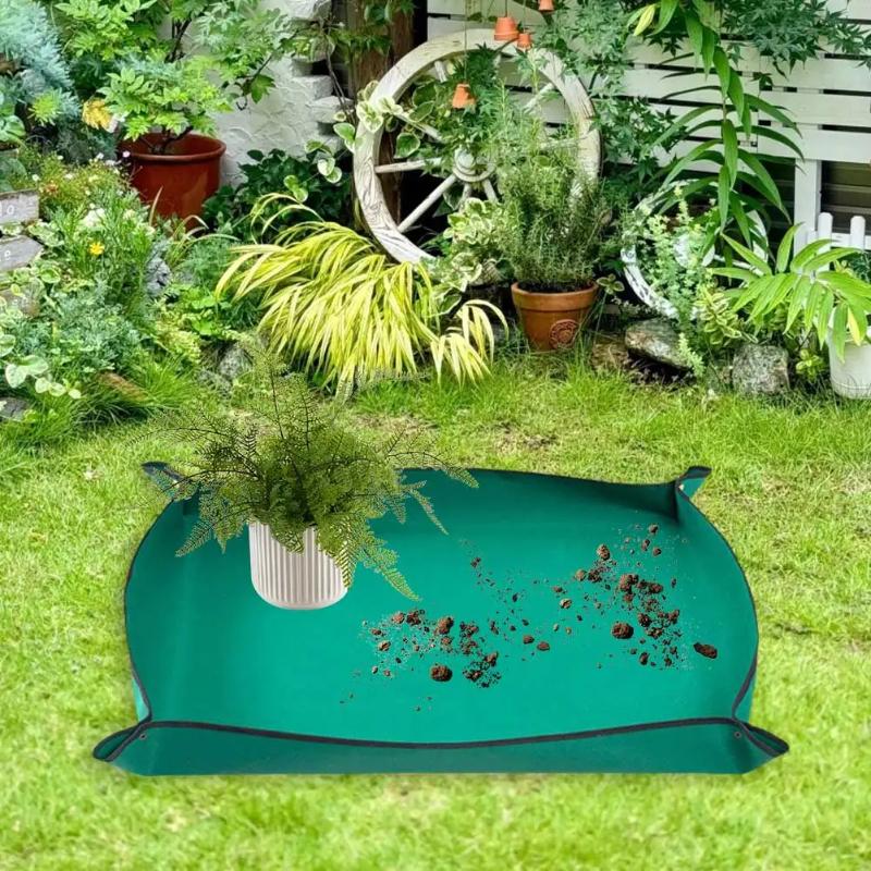 Mat Plants Transplanting Mat Foldable Succulent Potting Mat Thickened Portable Gardening Mat 50x50cm for Garden