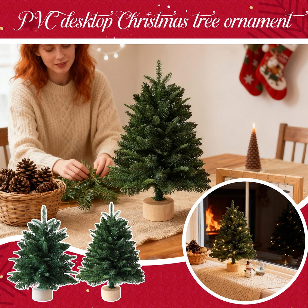 Encrypted Pe/Pvc Desktop Christmas Tree Small Ornaments Diy Christmas Home Christmas Bare Tree Window Ornaments Christmas Decoration