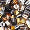 20-50pcs/lot Copper Crimp End Caps Leather Cords Bracelet Tassel End Tip Beads Caps Clasps DIY Necklace Jewelry Making Accessory