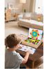 Magnetic Geometric Building Blocks: Children's Educational Wooden Puzzle for Early Learning and Parent-Child Interaction.