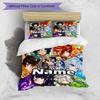 3pcs Duvet Cover Set (1*Duvet Cover + 2*Pillowcase, Without Core), Custom Name Genshin Impact Pattern Bedding Set, Home Bedroom Decor Gift