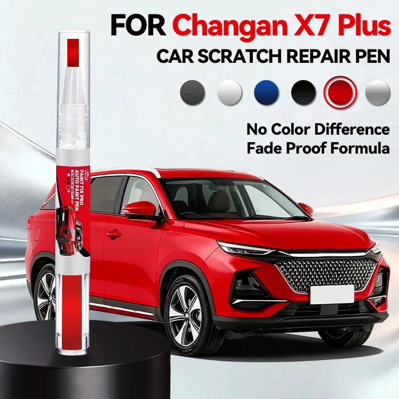 

2026 Hot Car Accessories Paint Repair Pen Touch Up Scratch Remover DIY Auto Accessories Blue White Grey For Changan X7 PLUS 2020 червоний