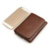 Jiamida Men's RFID-Blocking Genuine Leather Vertical Wallet with Multi-Card Slots and Money Clip