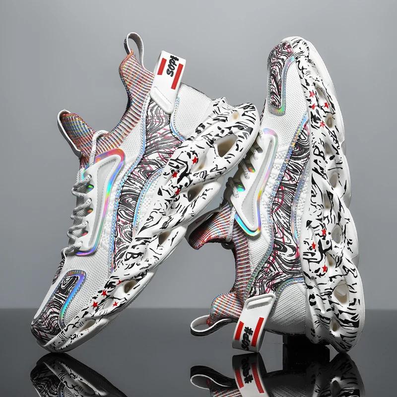 Men's Breathable Casual Sneakers Luxury Fashion Running Trainer Unisex Comfortable Wear Tenis Race Shoes