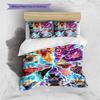 Set Copripiumino Trapuntato con Fantasia Cartone Animato Federa Decorazione per la Casa Regalo di Compleanno (1 * copripiumino + 2 * federa, senza nucleo)