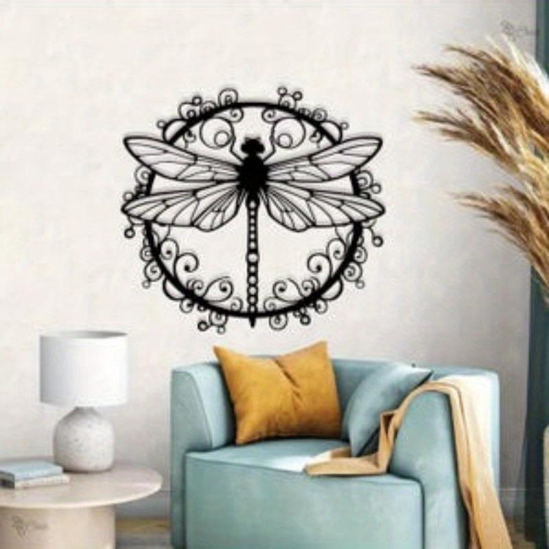 Metal Wall Art Dragonfly Garden Decoration for Yard Terrace Gift Nature Decor
