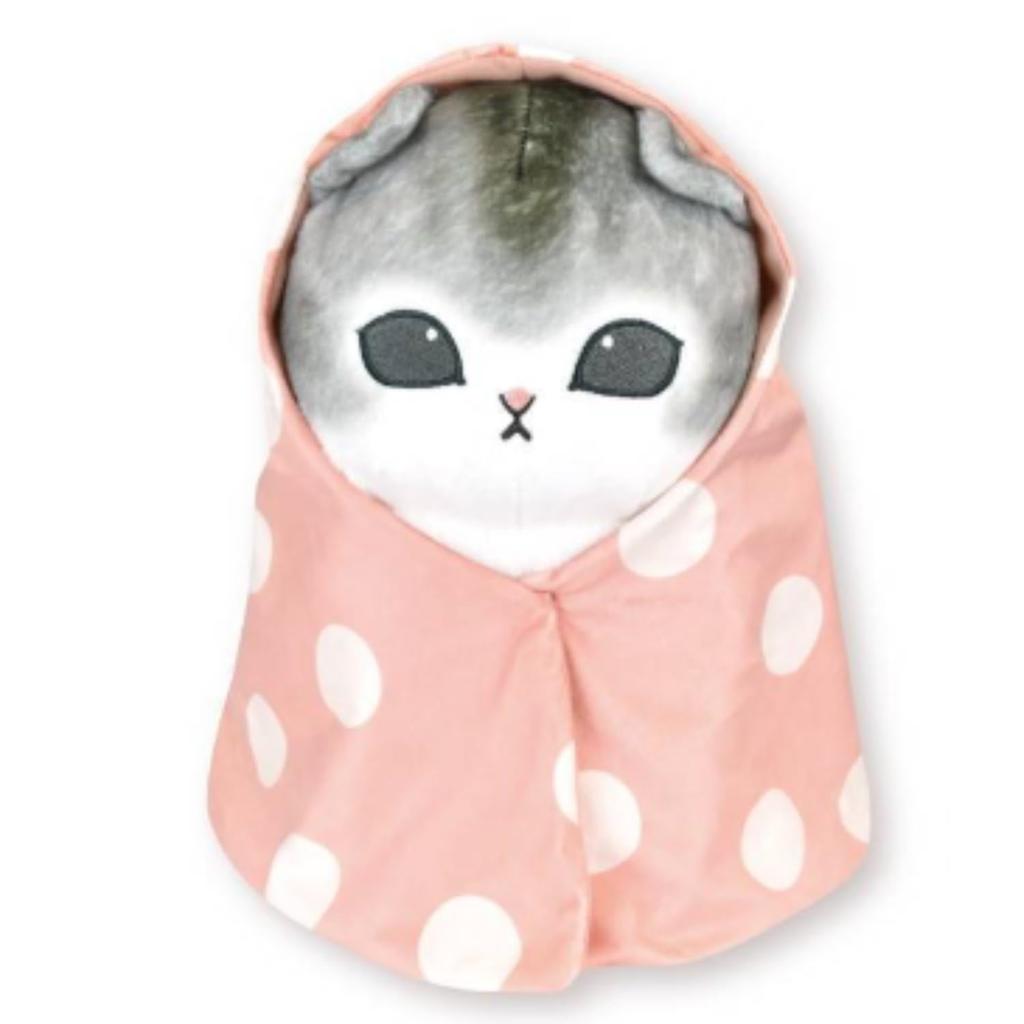 Mofusand Wrapped Cat Big Plush 2 30cm Toy, Types, Approx. (Pink)