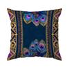 Bohemian Peacock Feather Pillowcase Bedroom Sofa Cushion Cover 100% Polyester Living Room Cushion Pillowcase Home Decor