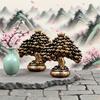 Brass Chinese Wealth Tree Feng Shui Figurines Money Tree Statue Fortune Housewarming Gift Home Office Decor Desktop Ornament