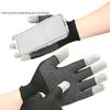 1 Pair Five Finger Touchscreens Gloves With Extended Cuffs And Nonslip Palms For Winter Outdoor Activity