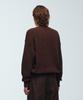 KNITTED Heavy Waffle Round Knit Brown