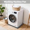1pc Silicone Washer Drain Pan Anti-Vibration Foldable Non-Slip Leak-Proof Tray with Raised Edge for Under Washing Machine/Dryer