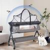 Baby Crib Mosquito Net Foldable Insect/Bug Barrier Breathable Mesh Stroller Cover Ventilated Bed Netting for Infant Sleep Safety