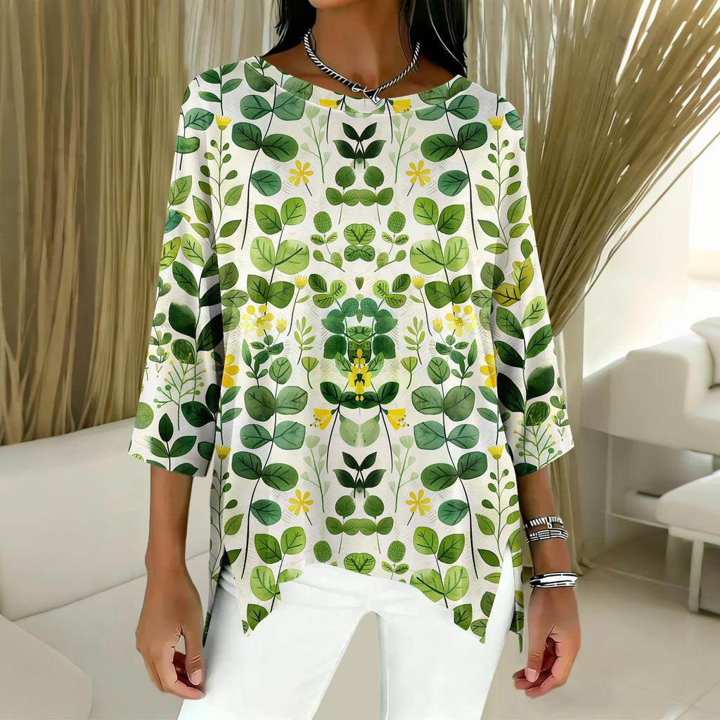 Women's 3/4 Sleeve Shirts Graphic Tees Shirts Casual Basic Tops Pullovers