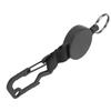Retractable Key Chain Stainless Steel Wire Fishing Antilost High Elasticity Webbing