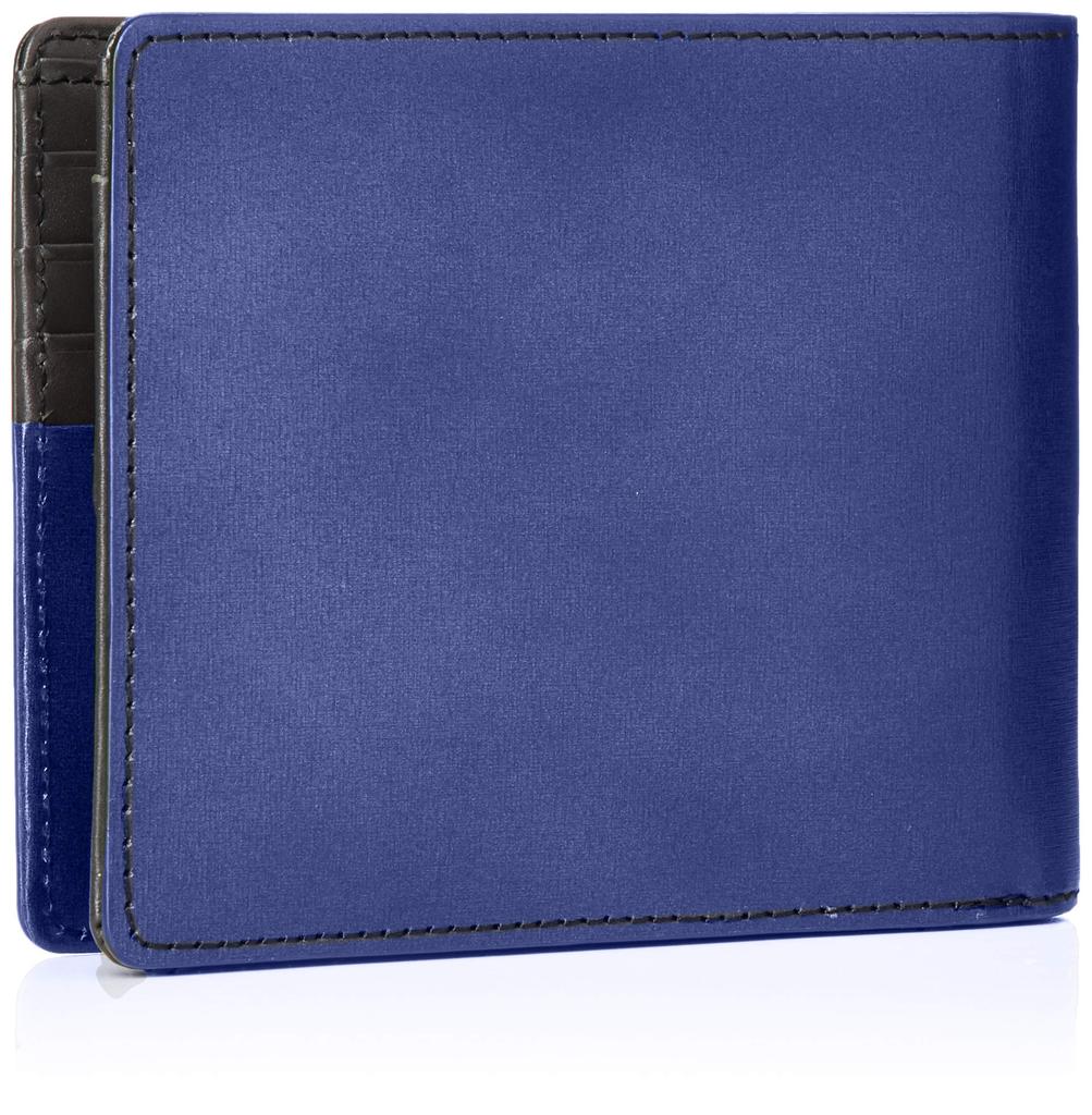 Mila Schon SHADOW EMBOSS Folding Wallet with Coin Pocket MSMW8RS2 Navy