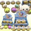Dumpling Stress Balls Fidget Sensory Toy Simulation Food Featuring Small Steamer Squeeze Dough Ball Stress Relief Hand Toy