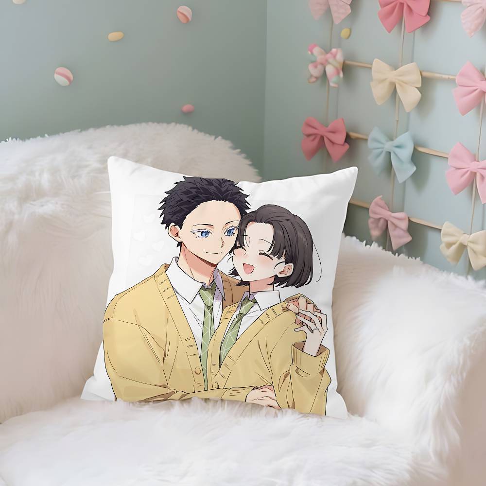 AAkazas X Koyukis Case Plush Fabric Soft Pillowcase Double Sided Print Cushion Cover Household Gifts