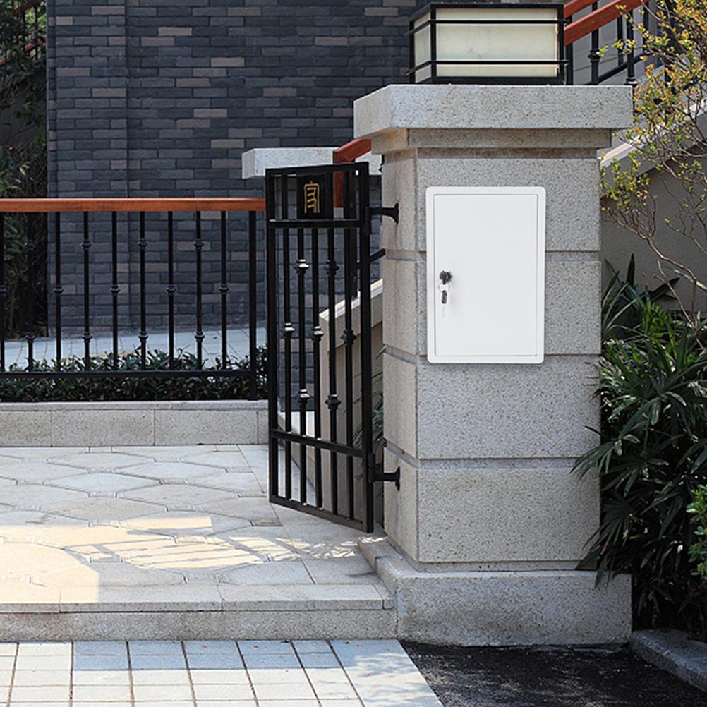 Wall Mounted Outdoor Iron Sheet Milk Delivery Box for Front Door Universal Household Mailbox Decorative Milk Bottle Box for Home