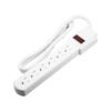 UL-Certified North American Power Strip with 6 Outlets, 1-Meter Extension Cord