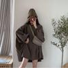 Plus Size Women's Korean-Style Loose Sweatshirt - Trendy Autumn/Winter Jacket for 230-300 Jin