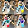 Gradient Cool Faceted Lightning Bear Keychain Pvc Car Bag Charm Gift