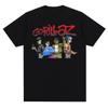 Music Band Gorillazs Punk Rock Print T Shirt 90s Casual Fashion Short Sleeve Plus Size T Shirt Unisex Harajuku Summer Tees