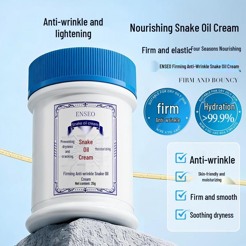 ENSEO 35g Anti-Wrinkle Snake Oil Face Cream: Firming & Hydrating Solution for Winter Dryness, High Moisturizing Formula, Trusted Domestic Brand.