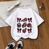 Girl T Shirt Top 2-13Y Loose-fit Casual O-Neck Short-sleeve Boys T Shirt Fashion Print Short-Sleeved