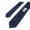 HERMES  H153821T-07  Tie Navy/Marin Silk Mens