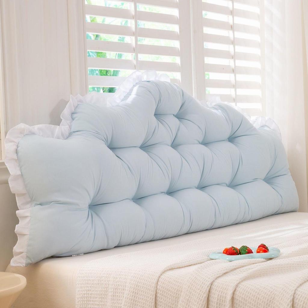 Princess style, heightening bedside cushions, sofa backrest on the bed, anti-collision, waist protection