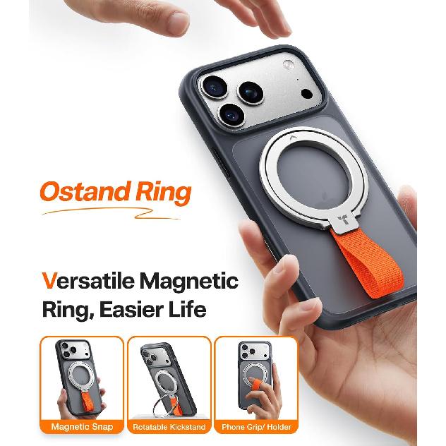 TORRAS (Gen6.0) Magnetic Phone Grip Ring Holder Kickstand, Ostand Ring