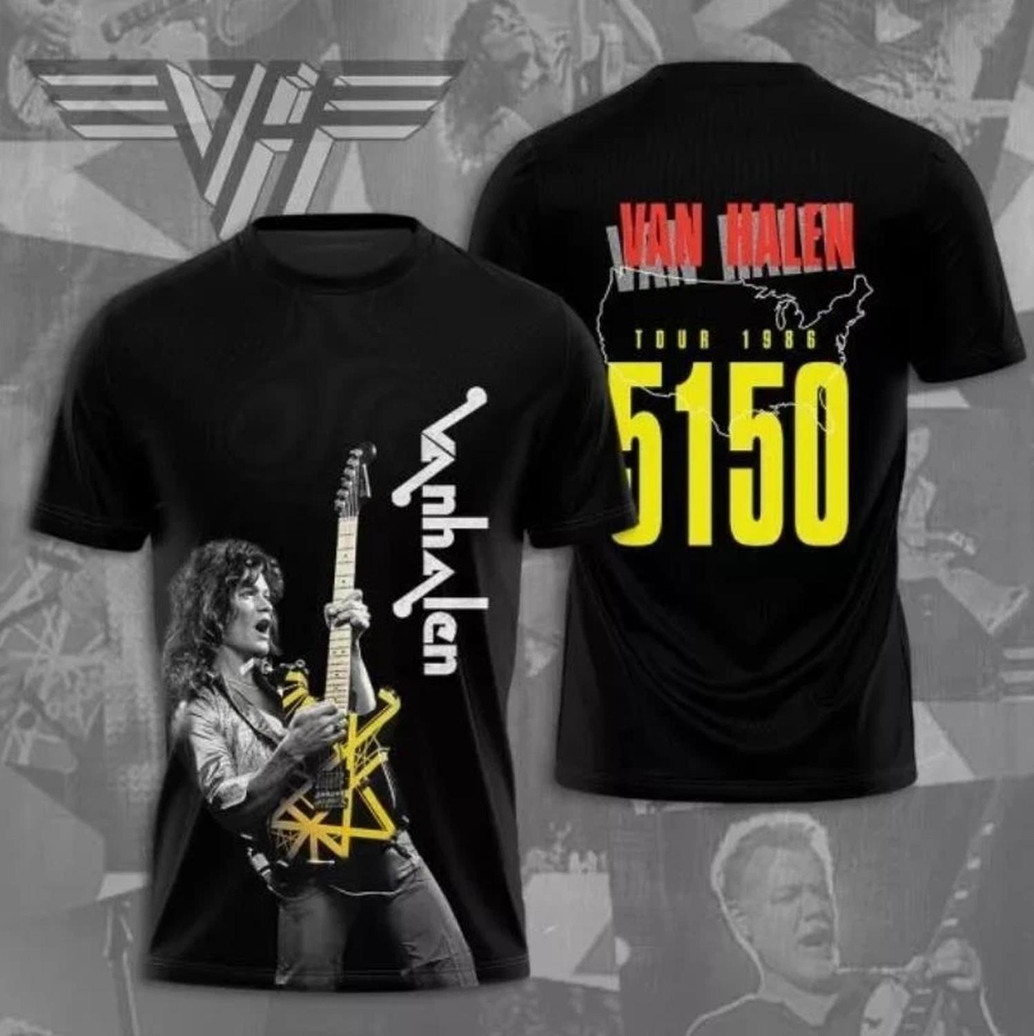 Van Halen Music Band For Fans 3D Shirt L
