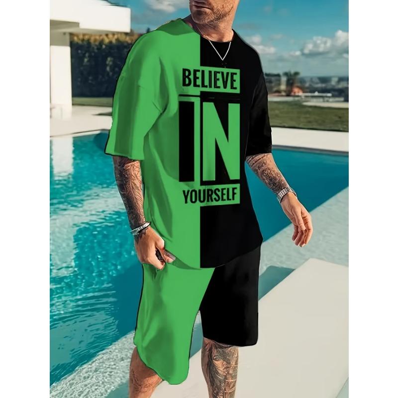 

The bold and novel green-black color-block design features positive messaging, highlighting individuality and confidence. 6XL