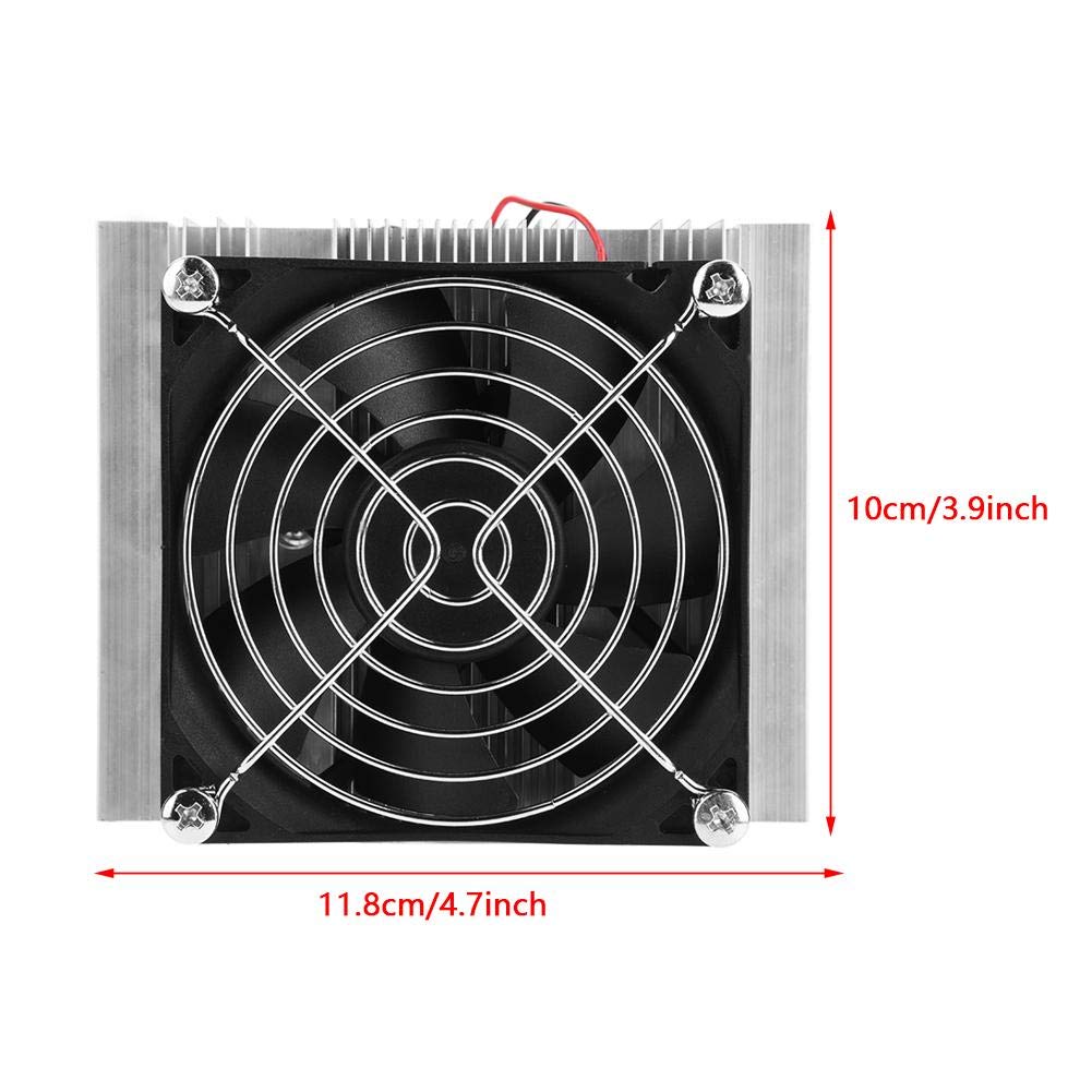 DC 12V 6A Termoelektryczny Ogniwo Peltiera 72W Chłodziarka Termoelektryczna, Radiator Chipu Chłodzenia Półprzewodnikowego, Jednostka Chłodząca, Urządzenie Chłodzące, Pojedynczy Wentylator, DIY K