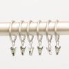 Shower Curtain Hooks and Clips: Roman Rings & Curtain Rings