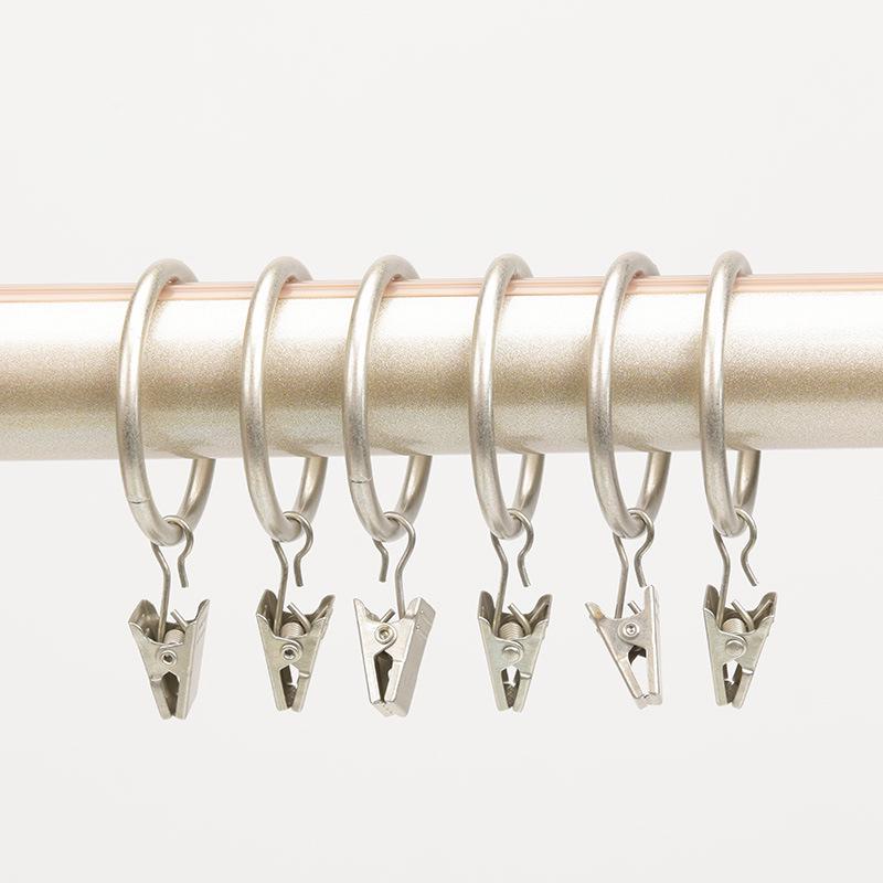 Shower Curtain Hooks and Clips: Roman Rings & Curtain Rings