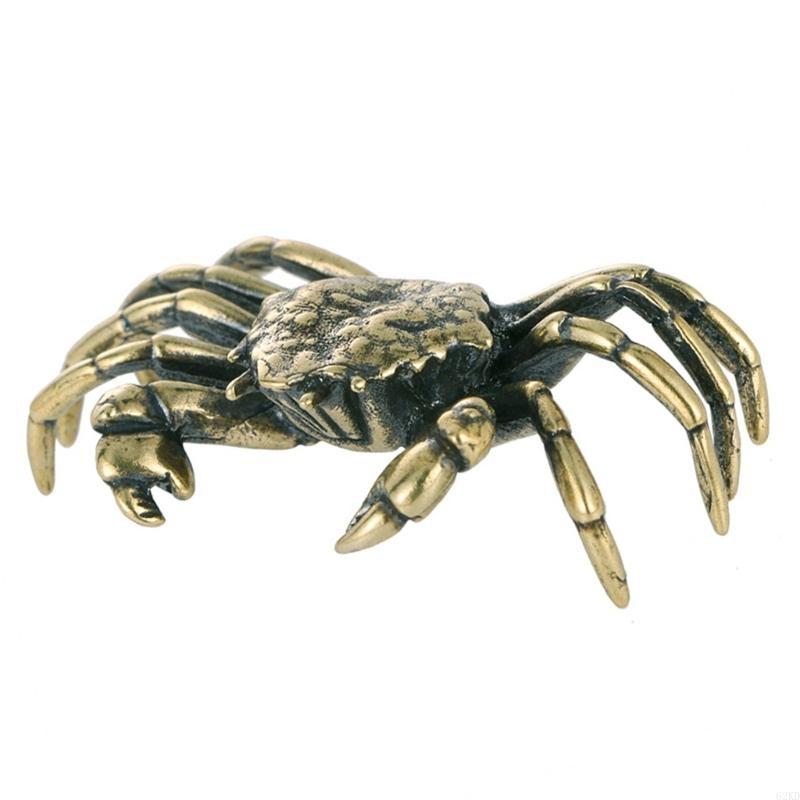 62KD Brass Animal Statue Exquisites Handcraft Art Homes Animal Sculpture Figurine