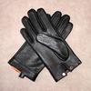 Summer Leather Driving Gloves Men's Sheepskin Touch Screen New Eyelet Breathable Thin Motorcycle Riding Driver Gloves