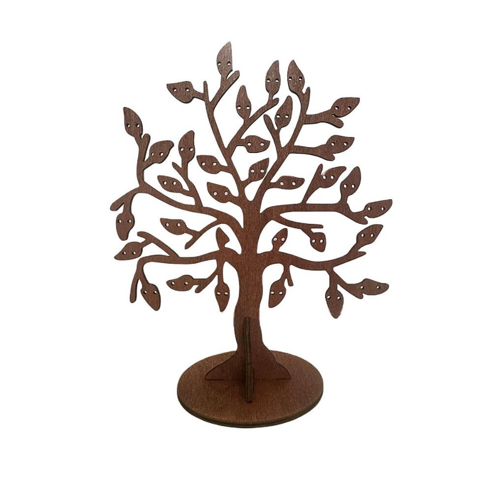 Holder Up Earring Hanger Tree Branch Earring Holder Wood Jewelry Display Stand Women Girls