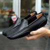 New Casual Mens Driving Shoes Leather Loafers Breathable Comfortable Footwear Male Lightweight Slip On Fashion Flats Moccasins