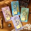 New Butterfly Oil Painting Metal Bookmarks Hollow Out Classical Cultural Creative Memorial Gifts Graduation Rewards for Students