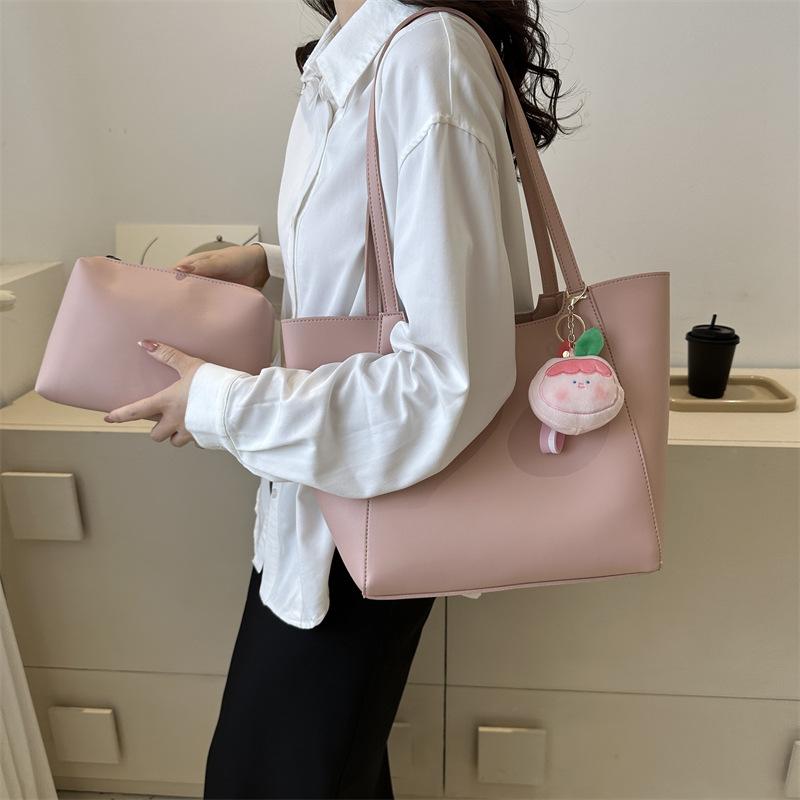 Hand carry fashion casual tote bag women's winter new retro trend shoulder bag feeling versatile women's bag