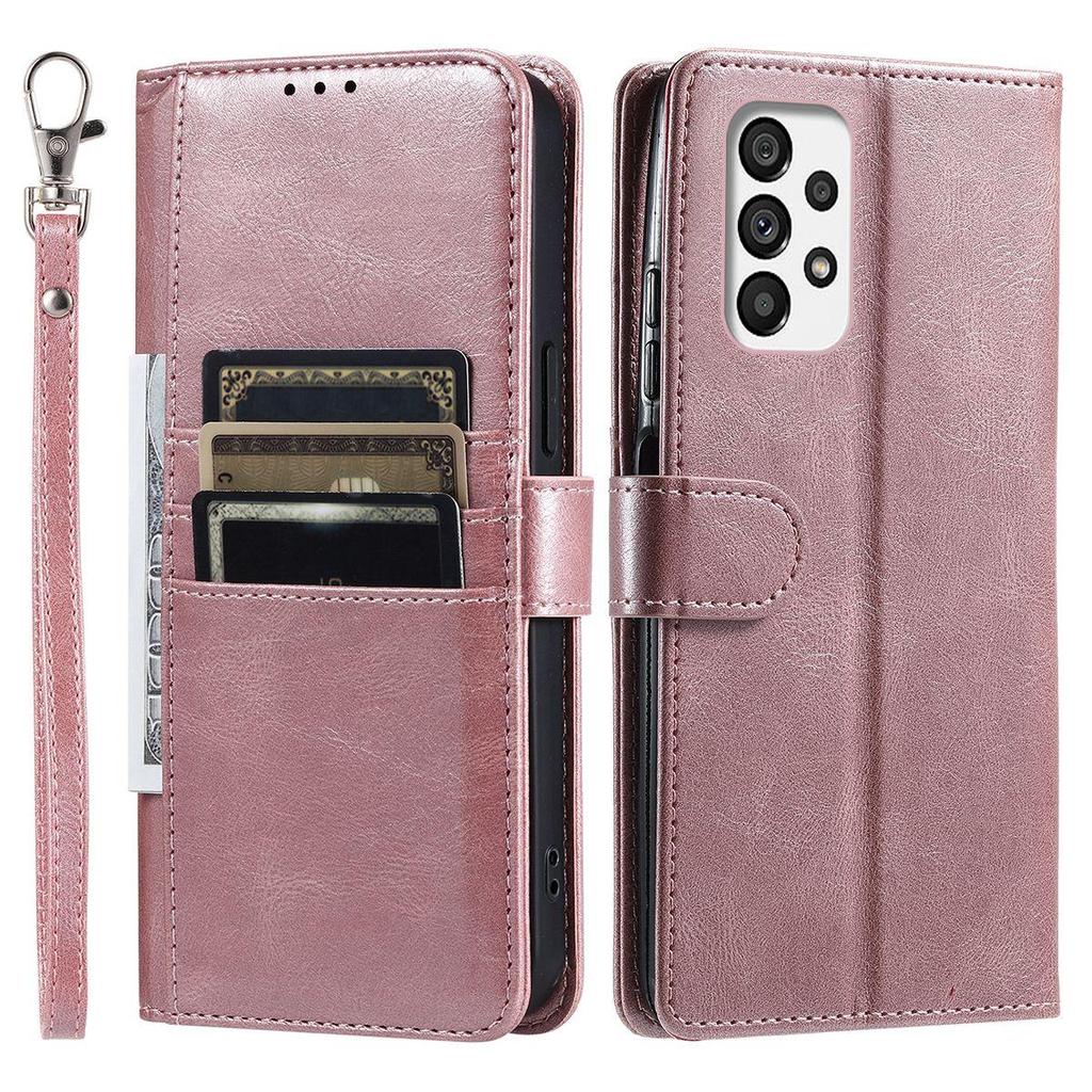 Cover for Samsung Galaxy A73 5G,A53,A52 4G/5G,A52S,A33,A32 4G,A32,A23,A13 Retro PU Leather Flip Wallet Phone Case Multi Card Slots
