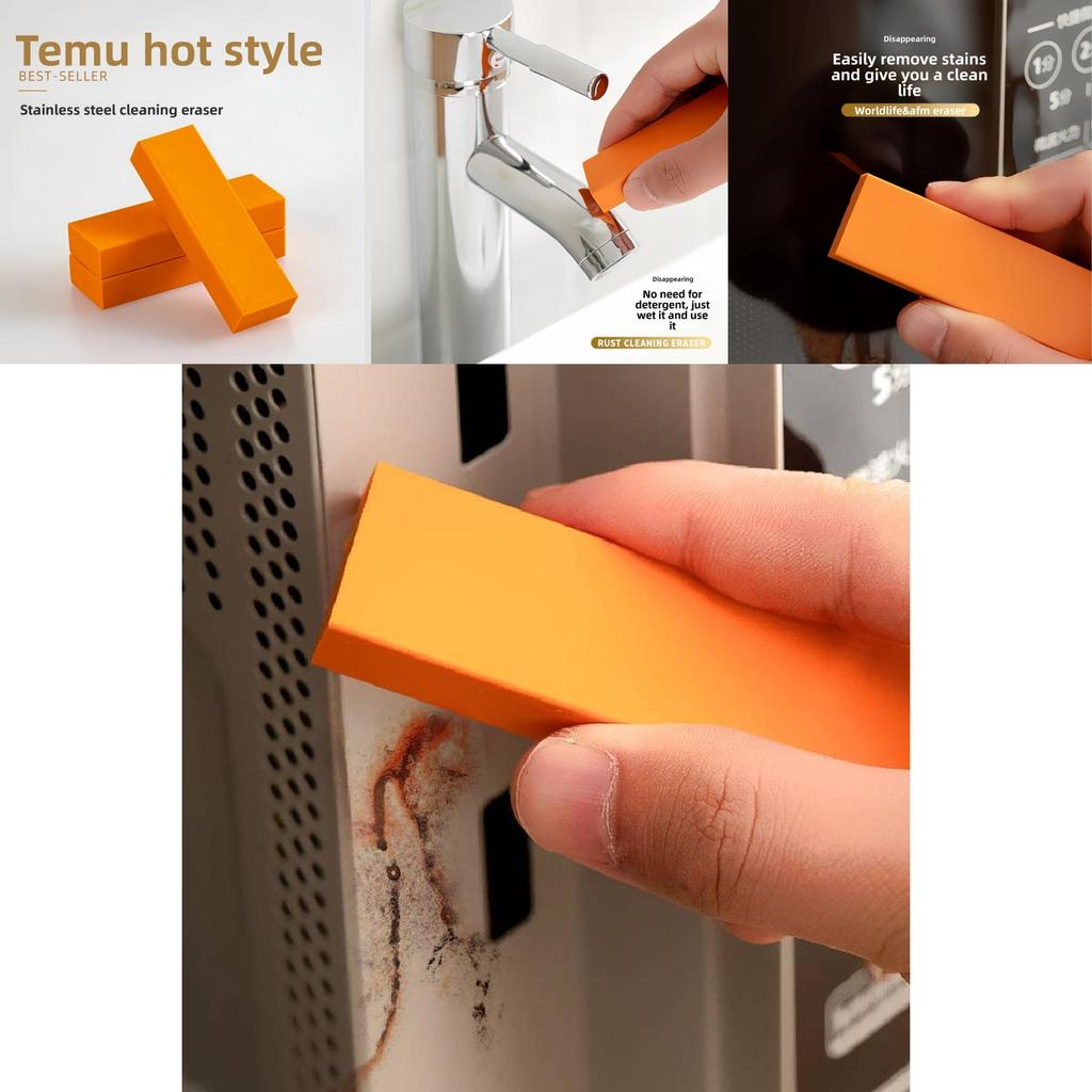 Household Rubber Scraper For Kitchen Countertops And Water Scale Removal On Stainless Steel Fixtures
