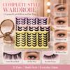 Delicate 21 Pairs Volume Strip Lashes Stage Dramatic False Eyelashes  Party & Festival Makeup