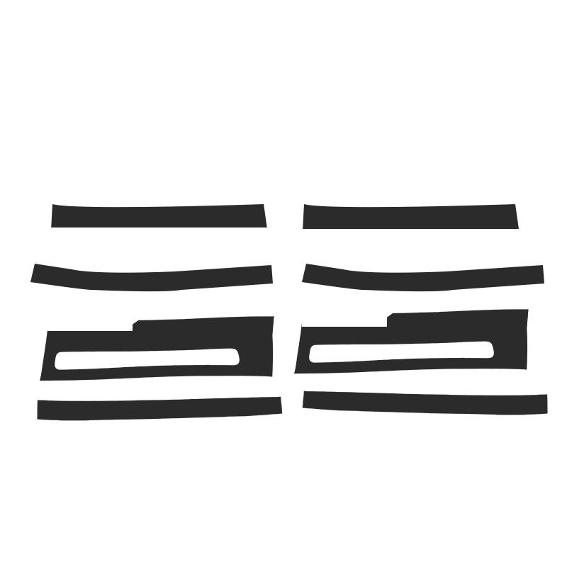 For Volvo S90 xc60 modified leather door sill lower guard and welcome pedal decorative accessories